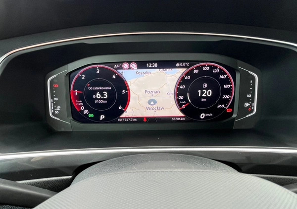 Volkswagen Tiguan cena 139900 przebieg: 58206, rok produkcji 2021 z Gostyń małe 277